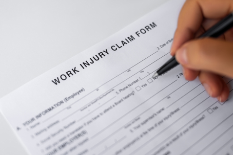 work injury claim form